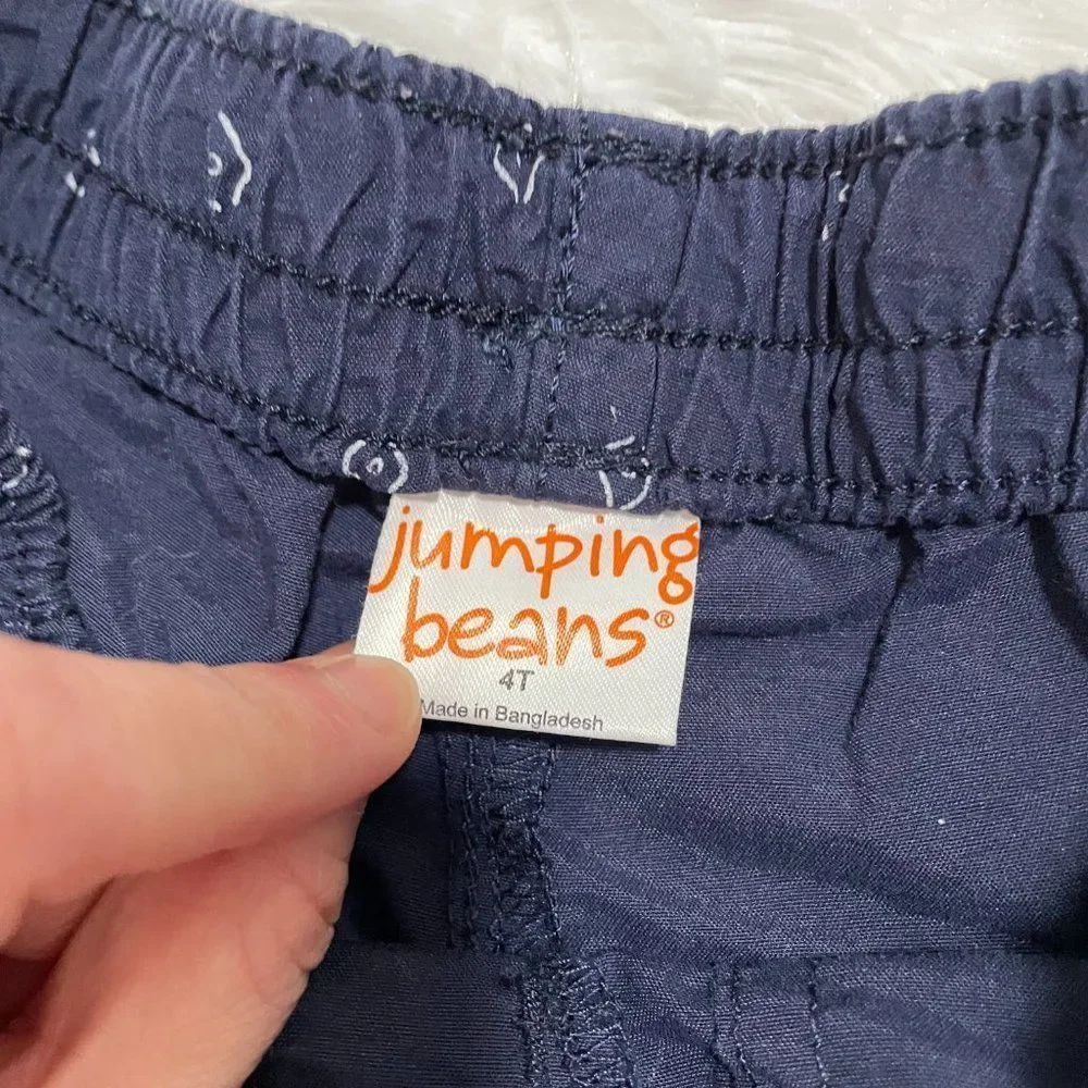 3/$10 Toddlers Jumping Beans Navy Blue Shorts Size 4T